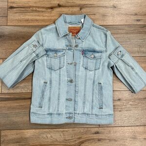 LEVI’S Vintage Light Blue Western Jean Jacket | Size Small